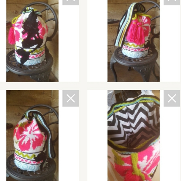 COPY - NWT FESTIVAL STYLE MERMAID BAG!! CROCHET - Picture 1 of 3
